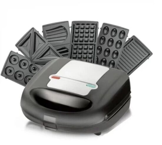 7in1 sumuštinių, vaflių, grilio, spurgų, sausainių, riešutų, bandelių keptuvė Sokany SK-B907